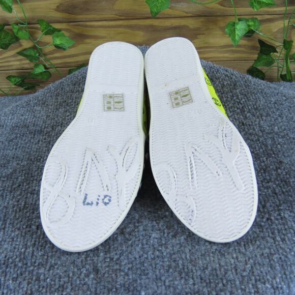 Dolce Vita Women's Loafer Yellow Fabric Sz 8 Medium Gently Used 2025 - Picture 6 of 6